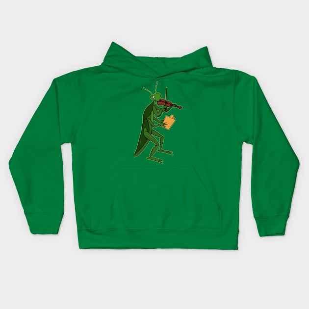 Playing Mantis #2 Kids Hoodie by RockettGraph1cs